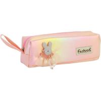 Пенал Cool For School 1 отделение с аппликацией Розовый Фото