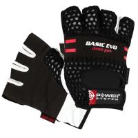 Перчатки для фитнеса Power System Basic EVO PS-2100 Black Red Line S Фото