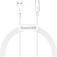 Дата кабель Baseus USB 2.0 AM to Type-C 2.0m 3A White Фото