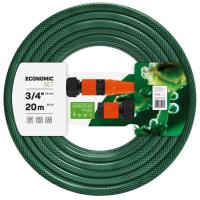 Поливочный шланг Cellfast набор ECONOMIC,3/4",20м,3 слоя,ороситель,комплект Фото