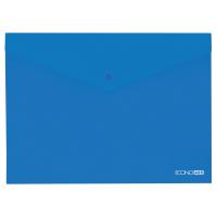 Папка - конверт Economix А5 180 мкм прозора, фактура "глянець", синя Фото