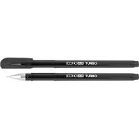 Ручка гелевая Economix TURBO 0,5 мм, черная Фото