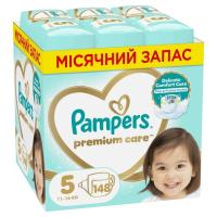 Подгузники Pampers Premium Care Розмір 5 (11-16 кг) 148 шт Фото