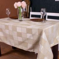 Скатерть MirSon Жаккард №301 Jacquard Olive 140x260 см Фото