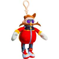 М'яка іграшка Sonic Prime на кліпсі – Доктор Еґман 15 см Фото