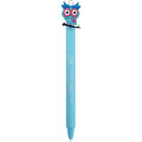Ручка шариковая Yes Cute owl автоматична 0,7 мм синя Фото
