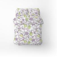 Постельное белье Home Line Весенний Вечер сиренево-зеленый бязь полуторный Фото