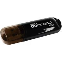 USB флеш накопичувач Mibrand 32GB Marten 32GB Black USB 3.2 Gen1 Фото
