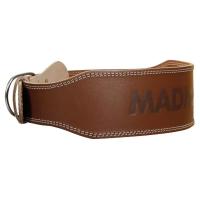 Атлетический пояс MadMax MFB-246 Full leather шкіряний Chocolate Brown M Фото