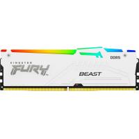 Модуль пам'яті для комп'ютера Kingston Fury (ex.HyperX) DDR5 16GB 5600 MHz Beast White RGB Фото