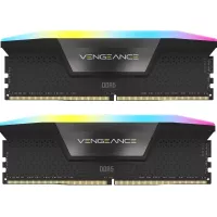 Модуль памяти для компьютера Corsair DDR5 64GB (2x32GB) 6000 MHz Vengeance RGB Black Фото