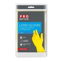Перчатки хозяйственные PRO service Универсальные Латексные Крепкие 1 пара M Фото