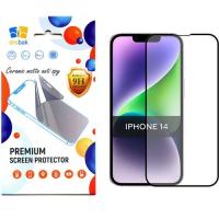 Стекло защитное Drobak Matte Ceramics Anty Spy Apple iPhone 14 Фото