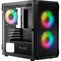 Корпус Logic concept PORTOS MESH+GLASS ARGB fans 3x120mm BLACK Фото