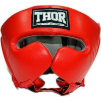 Боксерский шлем Thor 716 XL Шкіра Червоний Фото