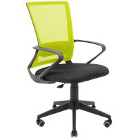 Офисное кресло Richman Робін Пластик Піастра Сітка чорна + зелена Фото