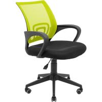 Офисное кресло Richman Спайдер Ю Пластик Піастра Сітка чорна + зелена Фото