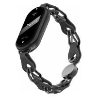 Ремешок для фитнес браслета Armorstandart Chain Wristband для Xiaomi Mi Band 8 Black Фото