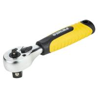 Трещотка Sigma двухсторонняя укороченная 1/4"-1/2" 145мм 72T CrV Фото