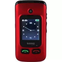 Мобільний телефон Sigma Comfort 50 Shell Duo Type-C Red Black Фото