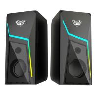 Акустична система Aula N-521 Led USB Black Фото