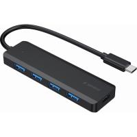 Концентратор Gembird 4 ports USB 3.1,USB-C, USB-C PD Фото