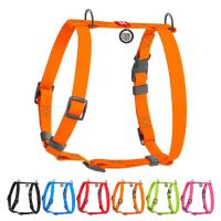 Шлей для собак WAUDOG Waterproof Н-образная анатомическая XL оранжевая Фото