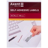 Етикетка самоклеюча Axent 48,5x25,4 (44 на листі) с/кл (100 листів) Фото