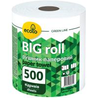 Паперові рушники Ruta Ecolo Big Roll 2 шари 500 відривів Фото