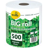 Бумажные полотенца Ruta Ecolo Big Roll 2 слоя 500 отрывов Фото