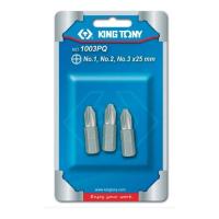 Набор бит KING TONY 1/4" 3 шт. (1025P SERIES) Фото