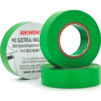 Изоляционная лента Render 0.10мм*18мм*20м Green, temp-10+80°С, 2000V, 10 шт. Фото
