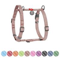 Шлей для собак WAUDOG Н-образная Re-cotton с QR паспортом, светоотражающ Фото