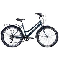 Велосипед Discovery Prestige Woman Vbr 26" 17" ST 2024 Синьо-зелений Фото
