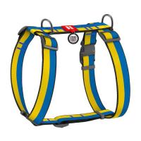 Шлей для собак WAUDOG Nylon анатомическая H-образная с QR-паспортом "Col Фото