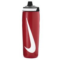 Пляшка для води Nike Refuel Bottle 32 OZ червоний, чорний, білий 946 мл Фото