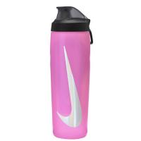Пляшка для води Nike Refuel Bottle Locking Lid 24 OZ рожевий, чорний, с Фото