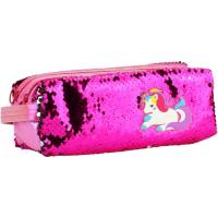 Пенал Cool For School 2 отделение с пайетками и аппликацией Фиолетовый Фото