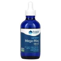 Мінерали Trace Minerals Магній з низьким вмістом натрію, 400 мг, Low Sodiu Фото