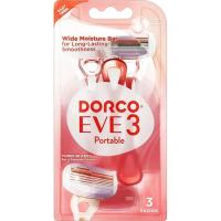 Бритва Dorco Eve 3 Portable Одноразовая Для женщин 3 шт. Фото