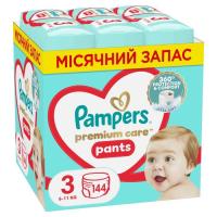 Подгузники Pampers Premium Care Pants размер 3 (6-11 кг) 144 шт Фото