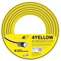 Поливочный шланг Cellfast 4YELLOW 1/2", 50м, 4 шари, до 20бар -10+50°C Фото