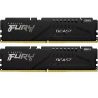 Модуль памяти для компьютера Kingston Fury (ex.HyperX) DDR5 32GB (2x16GB) 6000 MHz Beast Black EXPO Фото