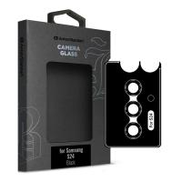 Стекло защитное Armorstandart Camera glass Supreme Black Icon Samsung S24 Black Фото