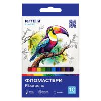 Фломастеры Kite Classic 10 цветов Фото