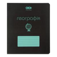 Тетрадь ZiBi предметная BLACK 48 листов ячейка, география Фото