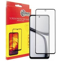 Скло захисне Dengos Full Glue Realme C65 (black) Фото
