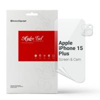 Плівка захисна Armorstandart Kit Clear screen + camera Apple iPhone 15 Plus Фото