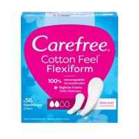 Щоденні прокладки Carefree Cotton Feel Flexiform Без аромату 56 шт. Фото