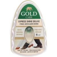 Губка для взуття GoldCare Експрес-блиск Безбарвна із запаскою 6 мл Фото
